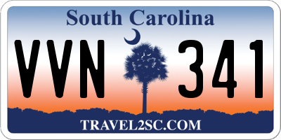 SC license plate VVN341