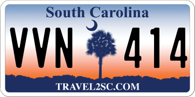 SC license plate VVN414
