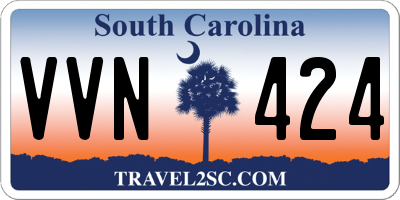 SC license plate VVN424