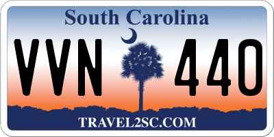 SC license plate VVN440