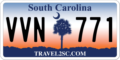 SC license plate VVN771