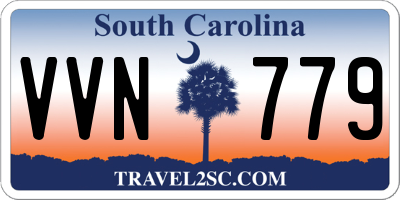 SC license plate VVN779