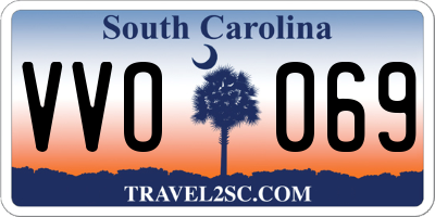 SC license plate VVO069