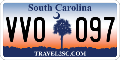 SC license plate VVO097