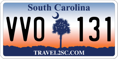 SC license plate VVO131