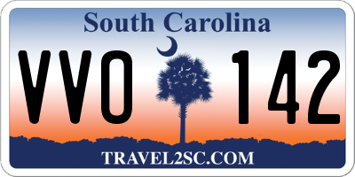 SC license plate VVO142