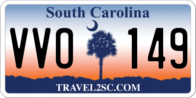 SC license plate VVO149