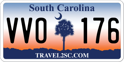 SC license plate VVO176