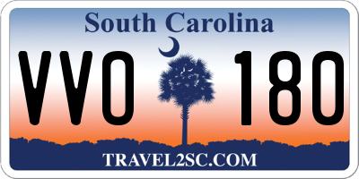 SC license plate VVO180