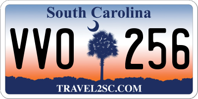 SC license plate VVO256