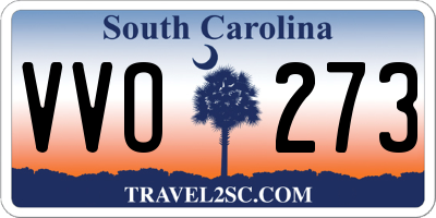 SC license plate VVO273