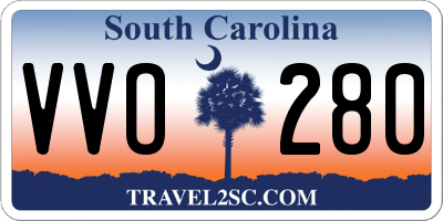 SC license plate VVO280