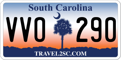 SC license plate VVO290