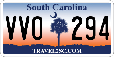 SC license plate VVO294