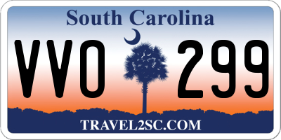 SC license plate VVO299
