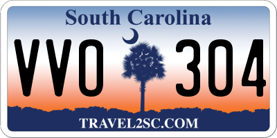 SC license plate VVO304
