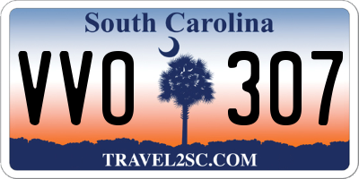 SC license plate VVO307