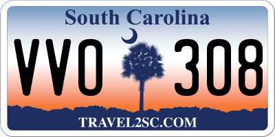 SC license plate VVO308
