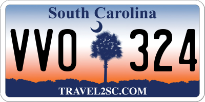 SC license plate VVO324