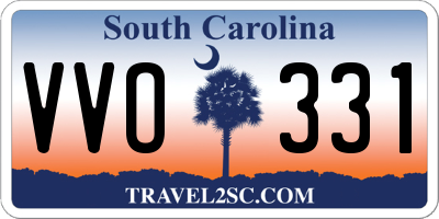 SC license plate VVO331