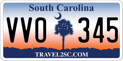 SC license plate VVO345