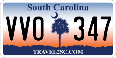 SC license plate VVO347