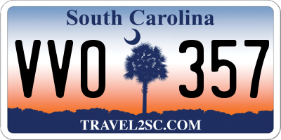 SC license plate VVO357