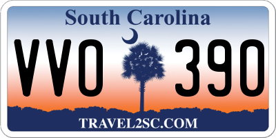 SC license plate VVO390