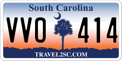 SC license plate VVO414