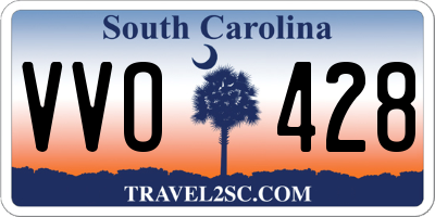 SC license plate VVO428