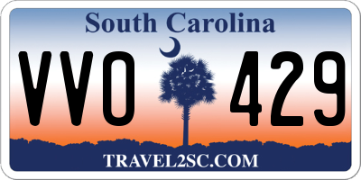 SC license plate VVO429