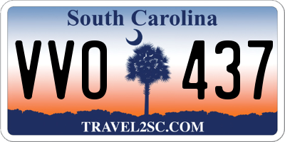 SC license plate VVO437