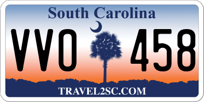 SC license plate VVO458