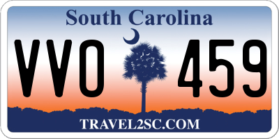 SC license plate VVO459