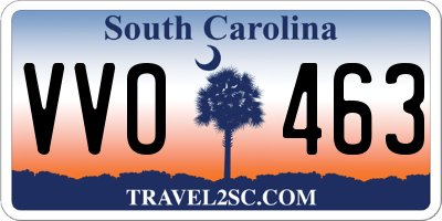 SC license plate VVO463