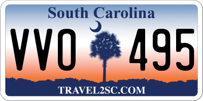 SC license plate VVO495
