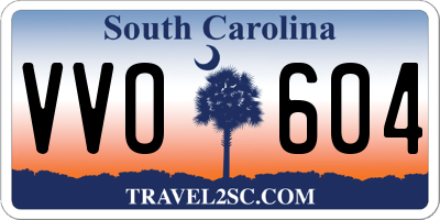 SC license plate VVO604