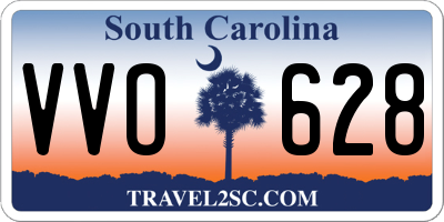 SC license plate VVO628