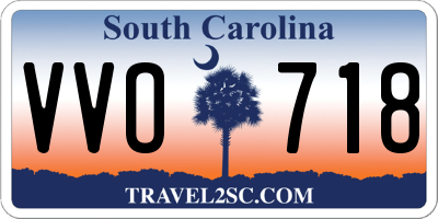 SC license plate VVO718
