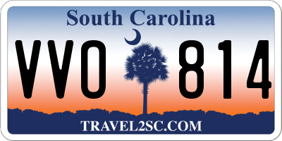 SC license plate VVO814
