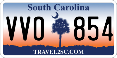 SC license plate VVO854