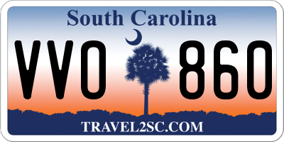 SC license plate VVO860
