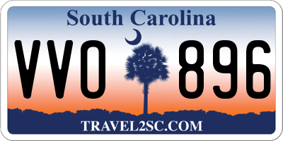SC license plate VVO896