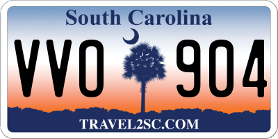 SC license plate VVO904