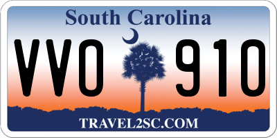 SC license plate VVO910