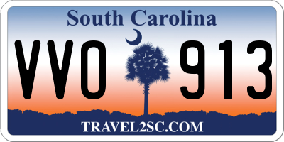 SC license plate VVO913