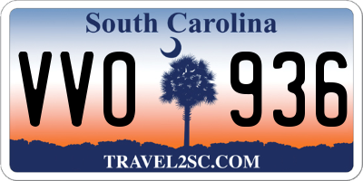SC license plate VVO936