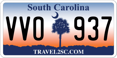 SC license plate VVO937