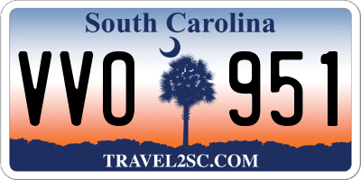 SC license plate VVO951