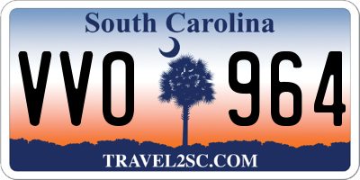 SC license plate VVO964